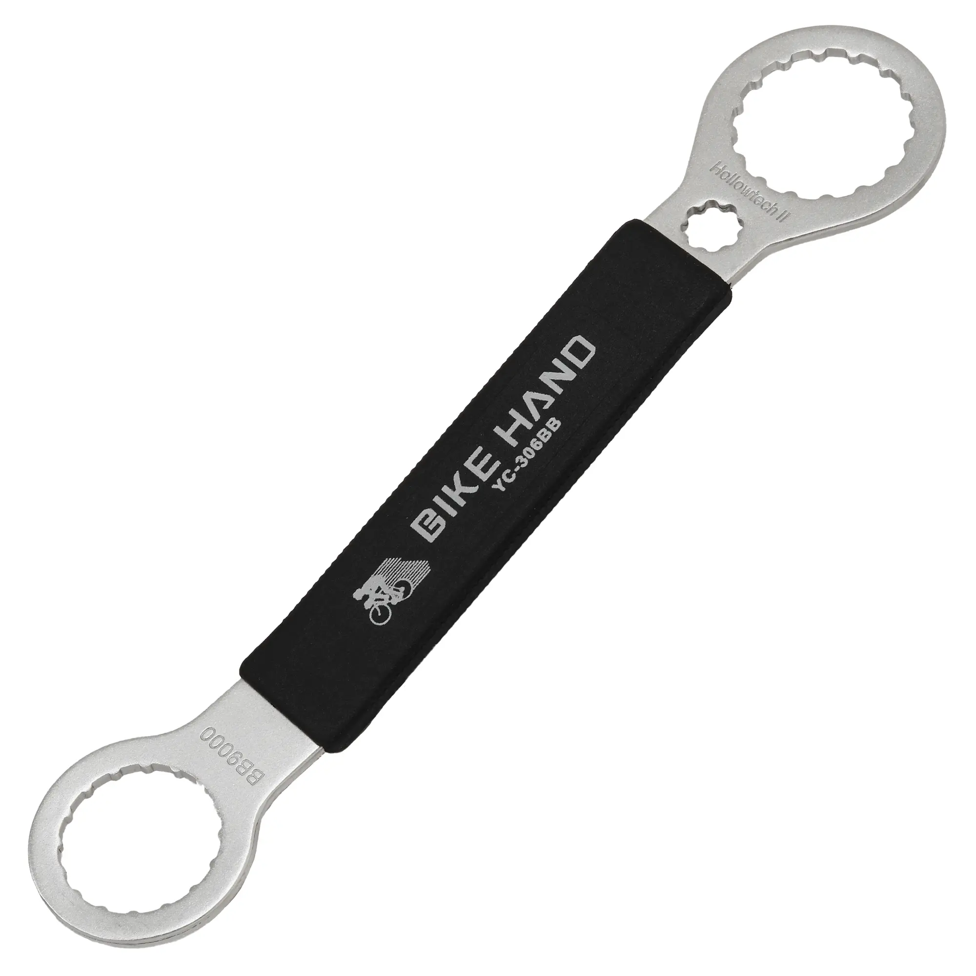 BikeHand Bicycle Bottom Bracket Tool - Compatible with Shimano Hollowtech II/BB9000, BBR60, M8000, Sram Dub, Truvativ GXP, FSA Mega EVO or Campagnolo Ultra-Torque - 16 Notch 39 & 44mm