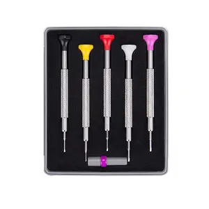 5 Pcs Micro- Precision Watch Screwdriver Jeweler Watch Screwdriver Set 3 Types