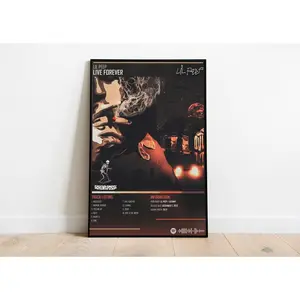 LIL PEEP - Live Forever Music Album - print - Music Print - Vintage Poster - Album Cover Poster - Wall Art