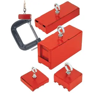 Magnet Source  Heavy Duty Magnetic Base100Lb Pull Red