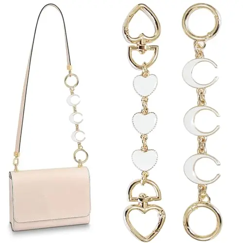 Gold With White Moon and Heart