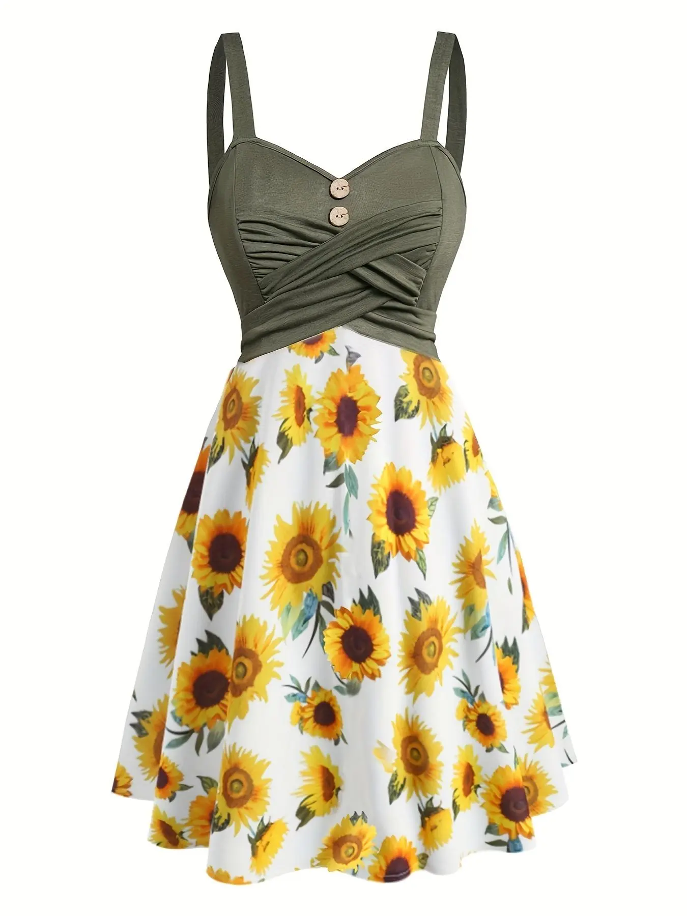 ladies sunflower dress Women's Sunflower Dress