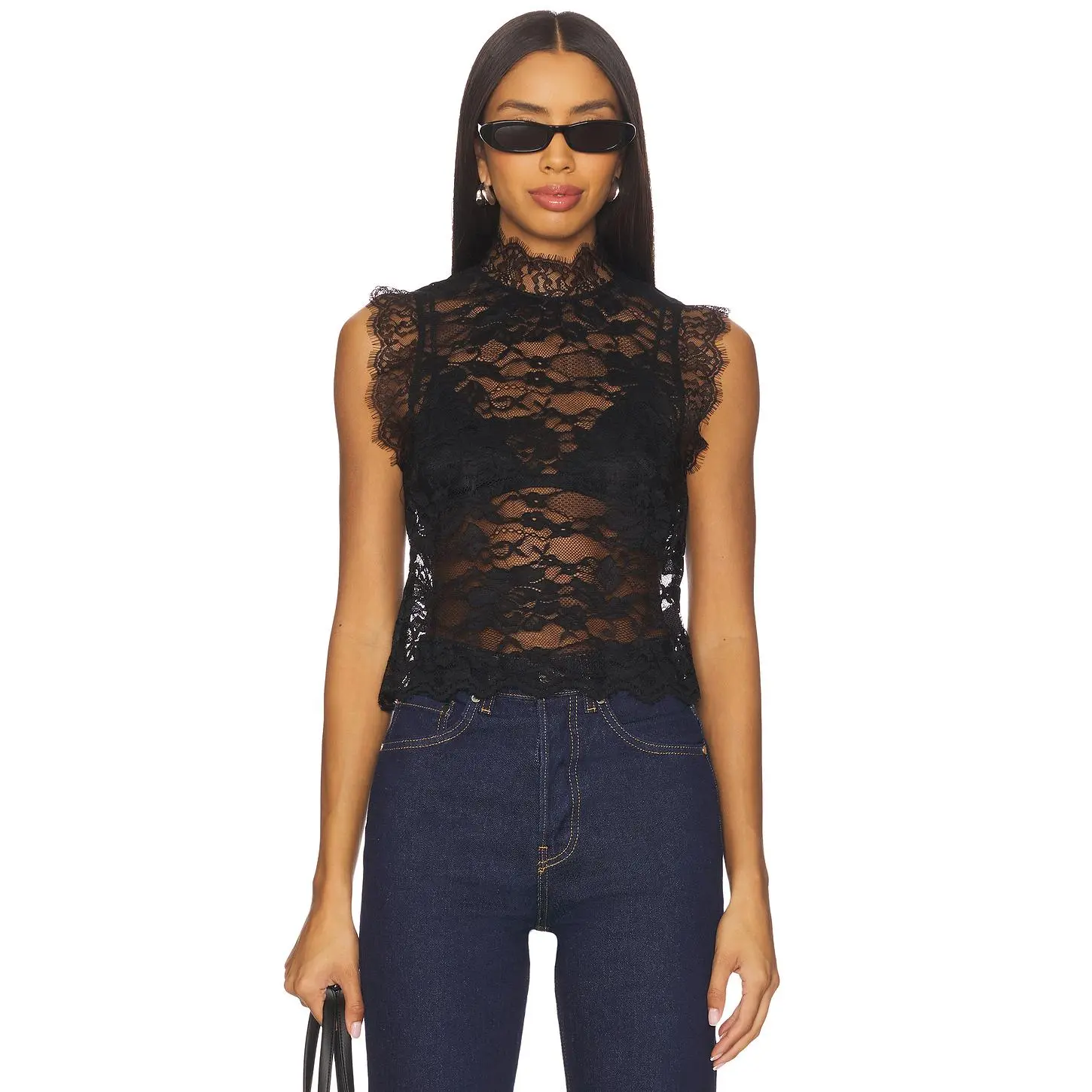 superdown Laura Top in Black