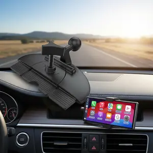 Replacement CD Slot Mount – Garmin GPS, CarPlay, Phone Holder with 17mm Ball Adapter for 4"-11" Car Screens