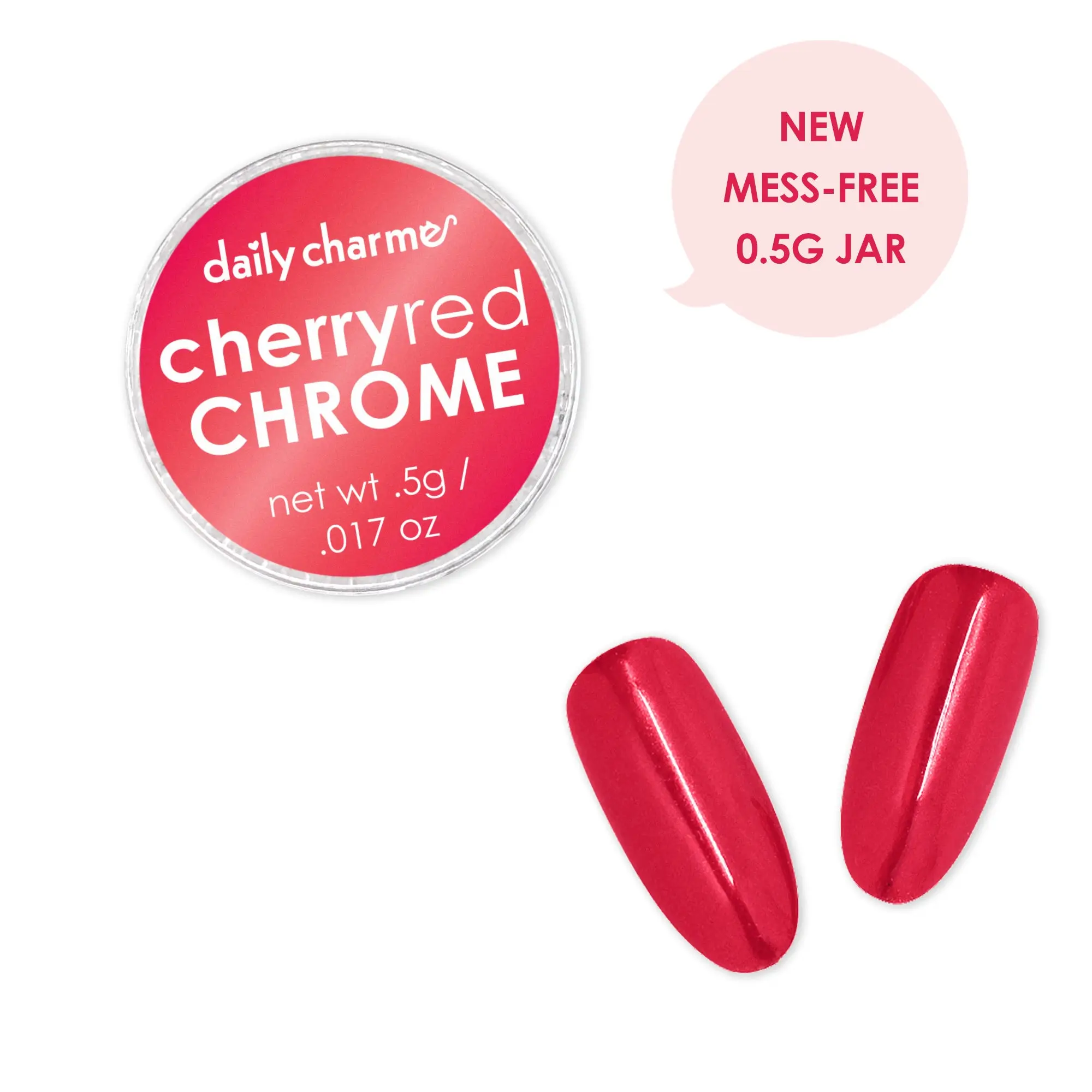 Mirror Cherry Red Chrome Powder