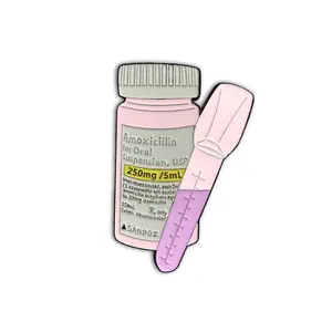 Pink Bubble Gum Medicine Pin