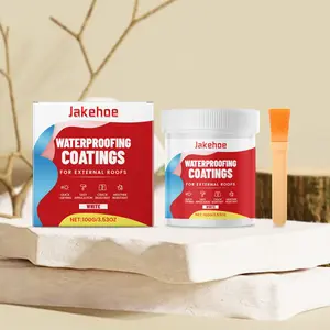 Jakehoe Cement Waterproof Coating, Concrete Wood Metal Crack Repair, Leak Proof Cement Waterproof Paint, Durable and Effective