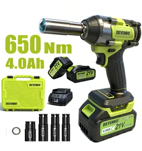 Devenbo Electric Brushless High Torque 650NM Wrench with 4mAh Batteries, Fast Charger & Custom Luxury Gift Box