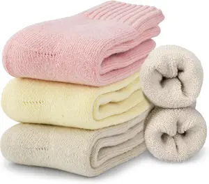 Gifts for Her Women: Thermal Thick Wool Socks Boot Winter Fuzzy Warm Cozy Socks PAPA'S ICE CREAM