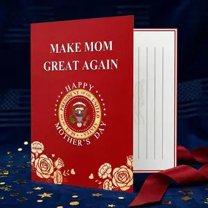 Funny Talking Mother’s Day Card with Voice Audio – Musical Pop Up Greeting Card for Mom, Wife, Grandma – Hilarious Gag Gift – 5x7 Card with Red Envelope