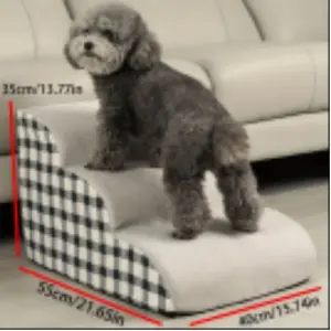 Pet stairs, dog ramps, dog stairs for high beds, dog stairs step beds, easy to clean, not easy to collapse, suitable for small/medium/large dogs and cats, high - end pet furniture, non - slip ramps, applicable to beds, sofas, and car ramps