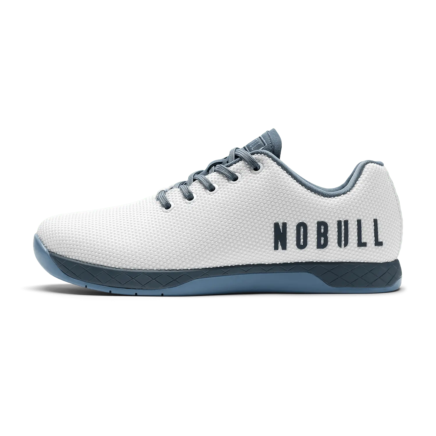 NOBULL Men's Outwork Shoe in Classic White Storm Cloud - OG Strength Training Shoe, Durable Gym Trainer, Lifting Sneaker