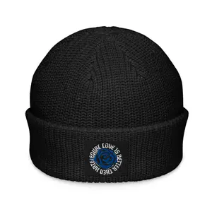 BLUE ROSE Fisherman beanie