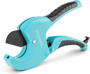 #JumpstartSale DURATECH Pipe Cutter, Tubing Cutter for  PEX, PPR, PE and Rubber Hoses, with PTFE-Coated Sharp Blade, Suitable for Home and Plumbing Repairs