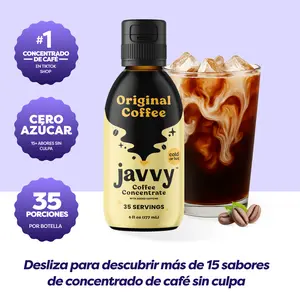 Concentrado de Café Javvy - 35 Porciones, Café Cold Brew, Perfecto para Café Helado Instantáneo