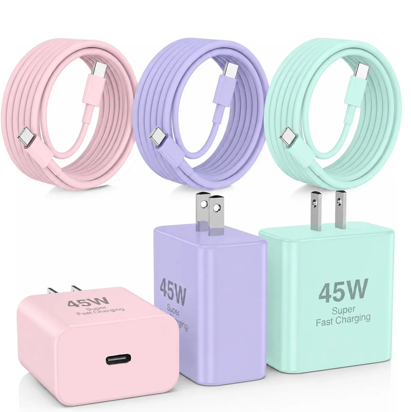 45W Super Fast charger USB Type C Charger Cord 6.6FT with Android Phone Charger Fast Charging Block for Samsung Galaxy S26/S26 Ultra/S26+/S25/S25 Ultra/S25+/S24/S23/S22/S20/S21/Note 20/Note 10 Smartphone Cellphone