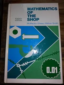 USED-Mathematics of the Shop by McMackin Albany (Hardcover)