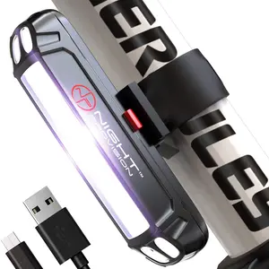 NIGHT PROVISION™ LINE-FC | FRONT BICYCLE HEADLIGHT MICRO USB-C RECHARGABLE LED 120 LUMENS