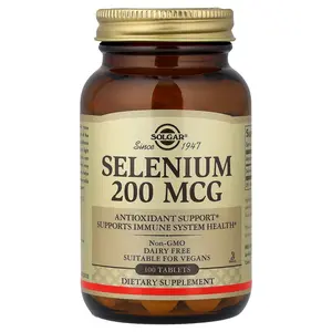 Solgar Selenium, 200 mcg, 100 Tablets