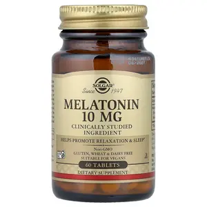 Solgar Melatonin, 10 mg, 60 Tablets