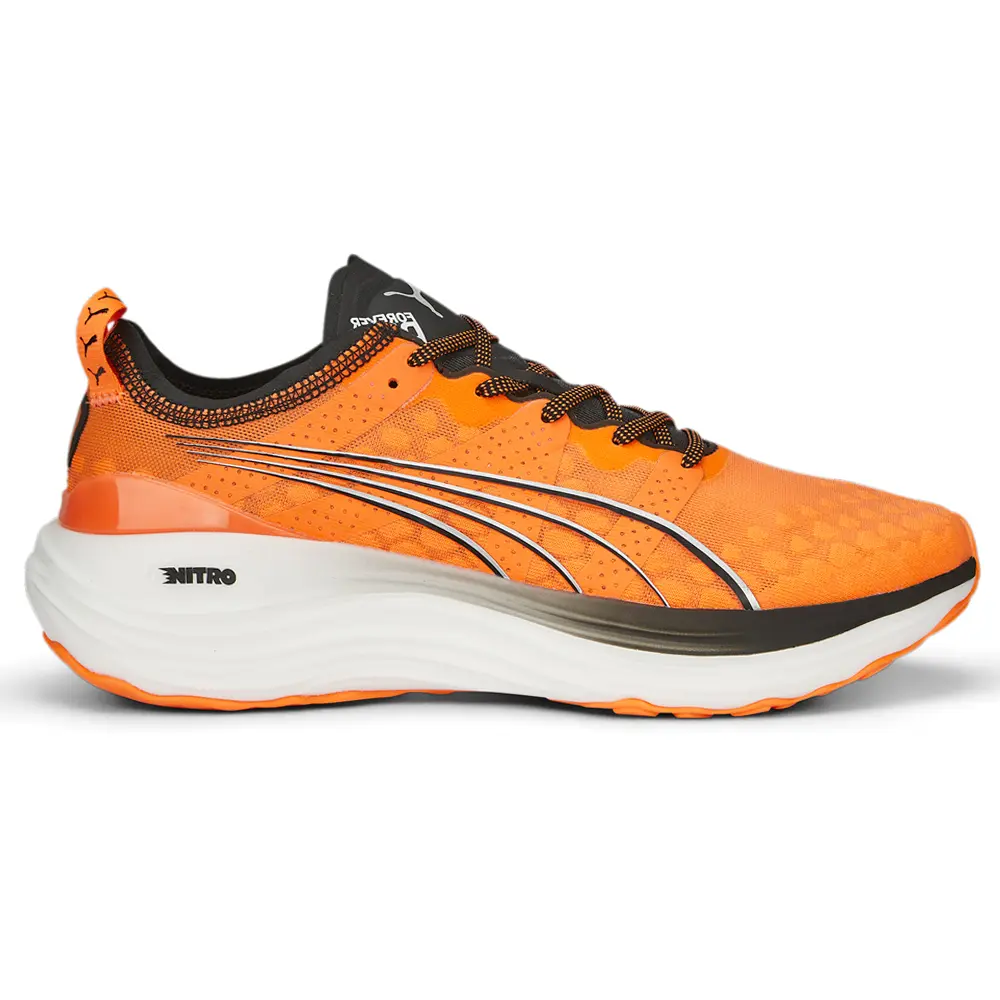 PUMA Mens Foreverrun Nitro Running Sneakers Shoes - Orange