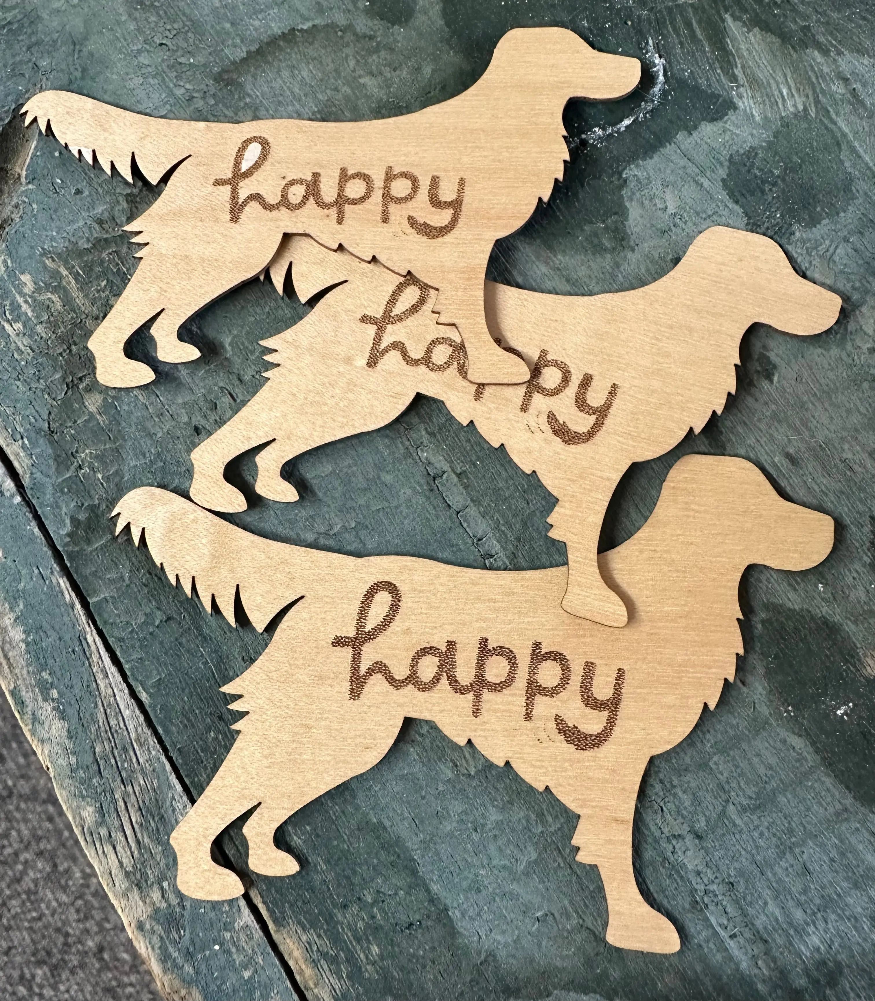 Happy Wood Sticker