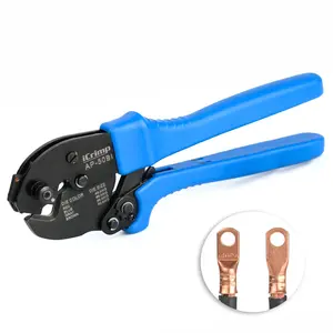 iCrimp Battery Cable Terminal Lug Crimper for 8, 6, 4, 2AWG Copper Cable Lugs, Heavy Duty Battery Cable Ends, AP-50BI