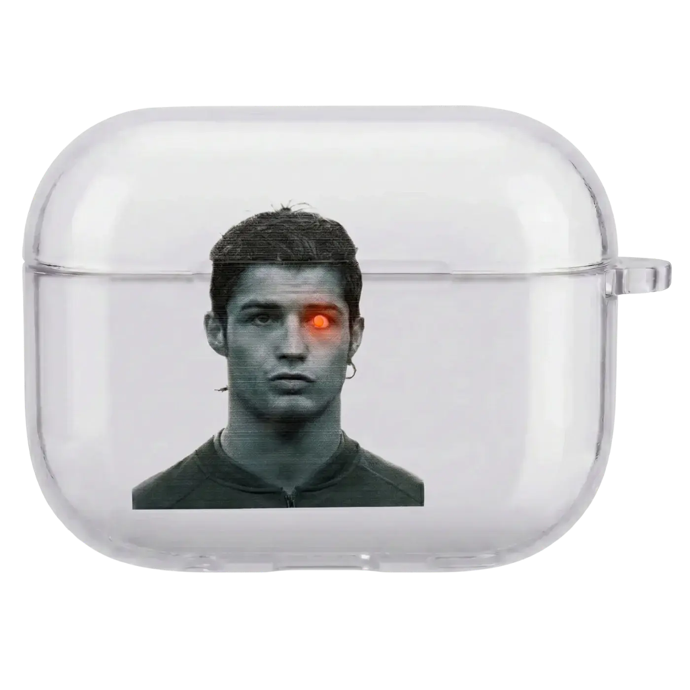 Ronaldo CR7 AirPods Case, Goat CR7 The Siu for AirPods 1/2/3/4/Pro/Pro2/Pro3, Scatch-resistant, Dustproof, Shockproof, Gift for Soccer Fans