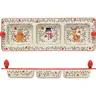 Temp-tations Seasonal 16" Divided Tray with Characters