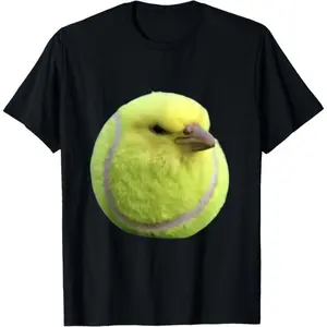 Silly tennis bird meme brainrot gen z T-Shirt - Briannawo Shop 31B0DDM34GWZ