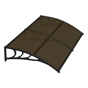 Segawe 40*80'' Canopy Window Awning Cover UV Rain Snow Protection Door Hollow Sheet Durable Front Door Patio Cover