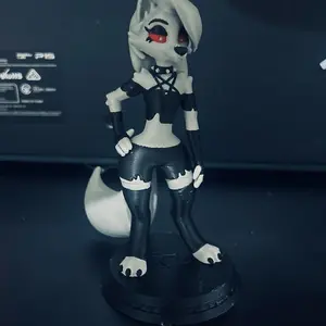 Helluva Boss Loona Figure 6 Inches Tall Collectible Model