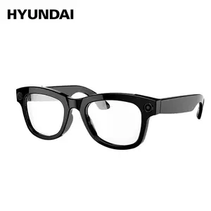 HYUNDAI M01 Smart Video Audio Glasses with HD Camera, Surround Sound Audio, Blue-Light Filtering Polarized Lenses, Multi-Scenario Use for Work & Driving, Durable Electronic Smart Glasses, Compatible with Android & iOS