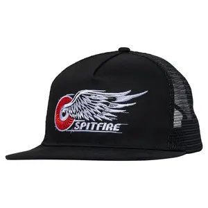 Spitfire Wheels Hat Classic Wing Snapback Black/Red/White