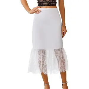 Avidlove Womens Half Slips Lace Underskirt Long Slip for Women Under Dress Slip Skirt