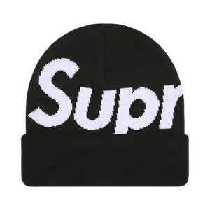 Supreme Big Logo Beanie 'Black'