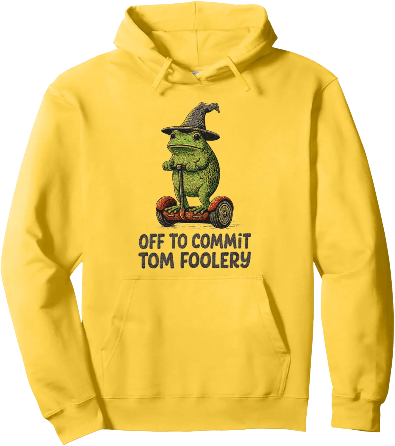 Funny Witch Frog Off To Commit Tom Foolery Humor for Friends Pullover Hoodie - Griseldatu Shop 27B0FL4G5H4J