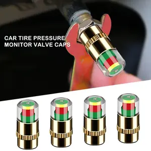 High Precision Tire Pressure Monitor Valve Stem Caps, Automatic Alert Tyre Pressure Gauge, Real-Time Monitoring System, Universal Indicator