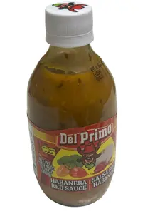 Del Primo Habanera Red Hot Sauce – Mexican Chili Sauce – 10.58 oz (300 g)