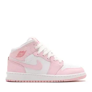 Nike Air Jordan 1 Mid Pink Foam Valentines Day DQ8423-608 GS & Women's Fashion Sneaker New