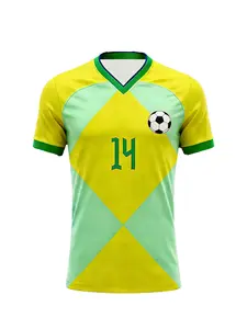 The Brazilian-style football jersey features a soft and comfortable fabric that dries quickly, breathes well, and wicks away sweat. It is suitable for running training, ball sports, team sports, and daily casual wear.