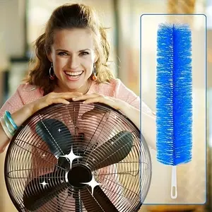 3pcs Fan Dust Brush Set, Durable Flexible Reusable Washable, Manual Cleaner for Fans Air Conditioners Blinds Windows Doors