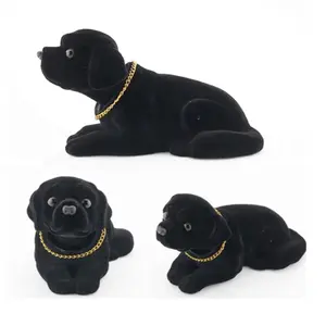 Nodding Head dogs Car Dashboard Head Dog cute puppy Car Ornaments for Office Desk Auto Interior Decor shaking Bobble Head Dog