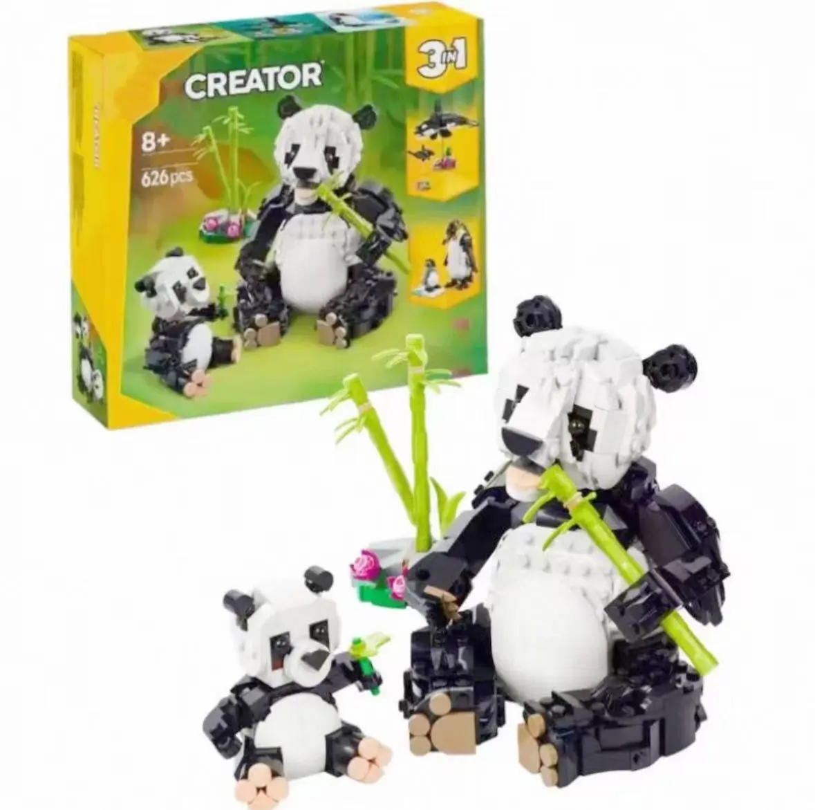 READ SHIPPING POLICY BEFORE ORDER 3 in 1 panda building blocks Enlightenment building blocks EducationalToy,Best Gift Toy, Desktop AssemblyOrnaments for Home & OfficeDecoration children toy