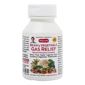 Andrew Lessman Bean and Vegetable Gas Relief - 60 Capsules