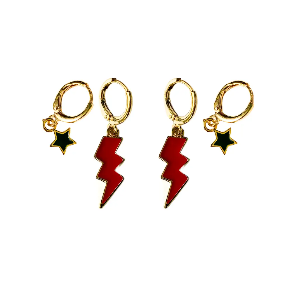 Texas Tech Classic Gameday Earring Stack For Red Raiders Game Day