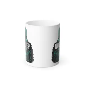 Color Changing Coffee Mug No Sleep Coffee Co Heat Reveal Mug Gamer Coffee Mug Motivation Mug Gift for Him Coffee Lover Gift