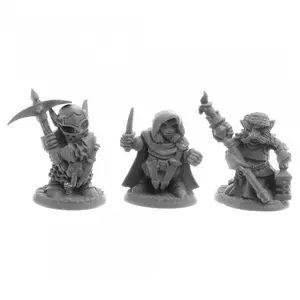 Reaper Miniatures REM30063 Deep Gnome Adventurers Reaper Miniatures - Pack of 3