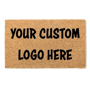 Custom Logo Doormat , Your Business, Your Style! , Personalized Welcome Mat with Your Logo or Design , Custom Business Doormat ,Add Your Logo or Text, Your Logo Here – Personalized Door Mat for Business , Custom Design Coir Doormat
