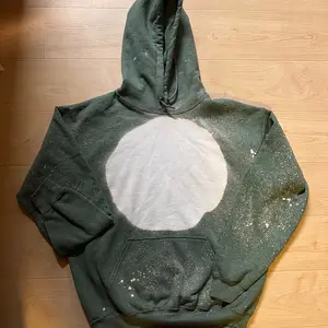 FRONT DESIGN ONLY!! Custom Hooded Sweatshirt Bleached (Leave what design in the note to seller please!)